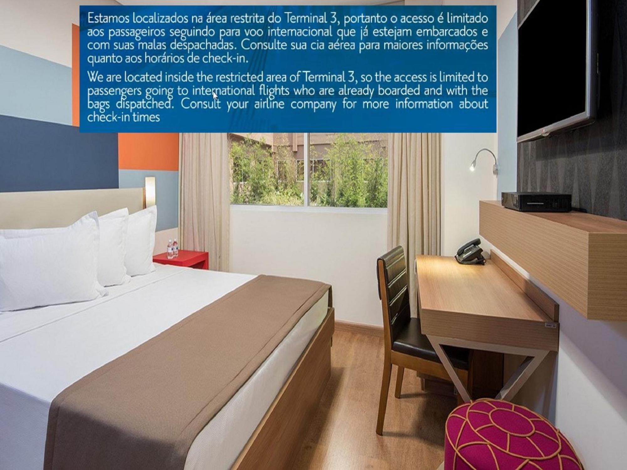 Tryp By Wyndham Sao Paulo Airport - Hotel De Transito Terminal 3 -Lado Ar - Area Restrita A Passageiros Ja Embarcados - Piso 1 Guarulhos Luaran gambar