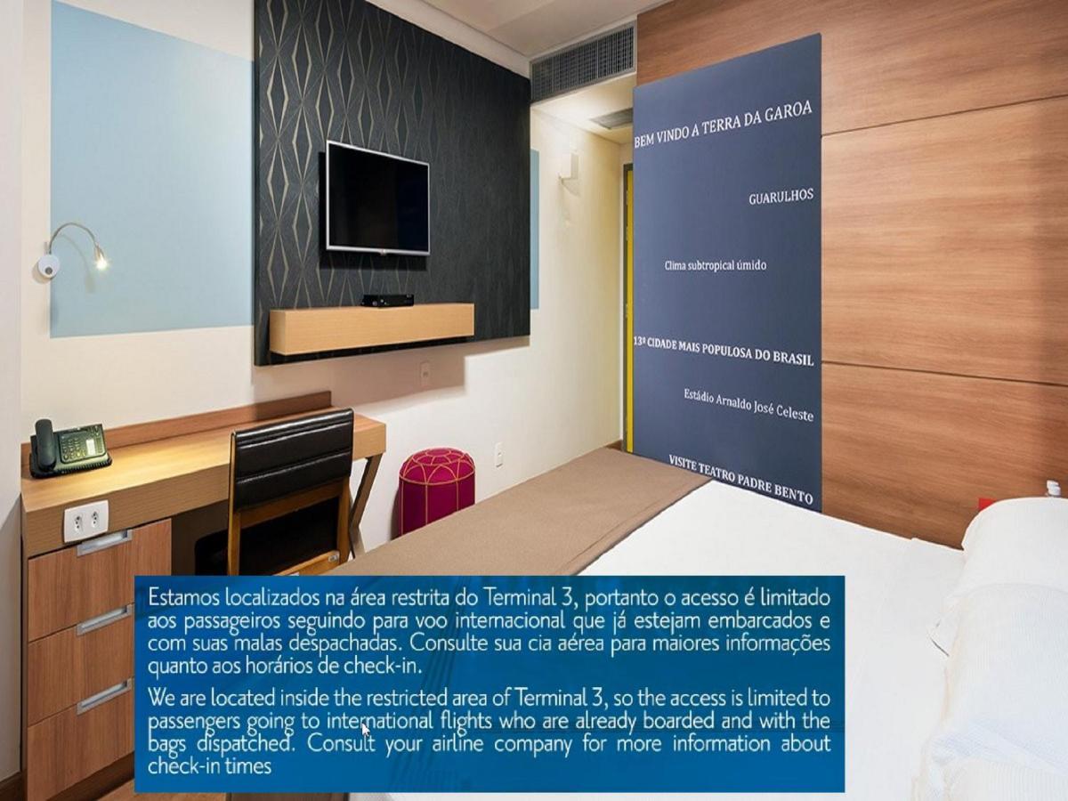 Tryp By Wyndham Sao Paulo Airport - Hotel De Transito Terminal 3 -Lado Ar - Area Restrita A Passageiros Ja Embarcados - Piso 1 Guarulhos Luaran gambar