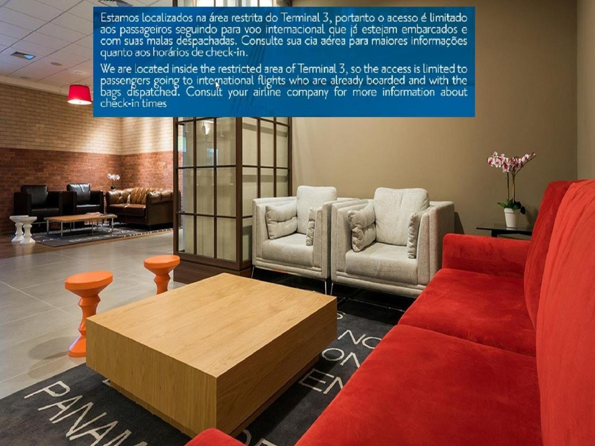 Tryp By Wyndham Sao Paulo Airport - Hotel De Transito Terminal 3 -Lado Ar - Area Restrita A Passageiros Ja Embarcados - Piso 1 Guarulhos Luaran gambar